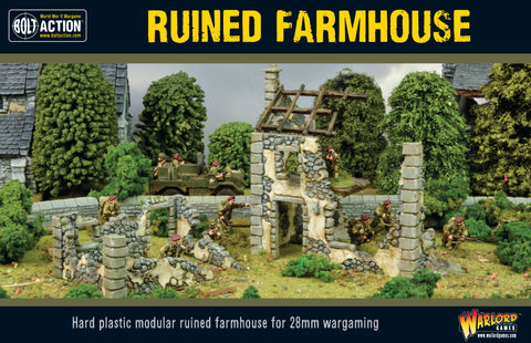 28mm Ruined Farmhoue