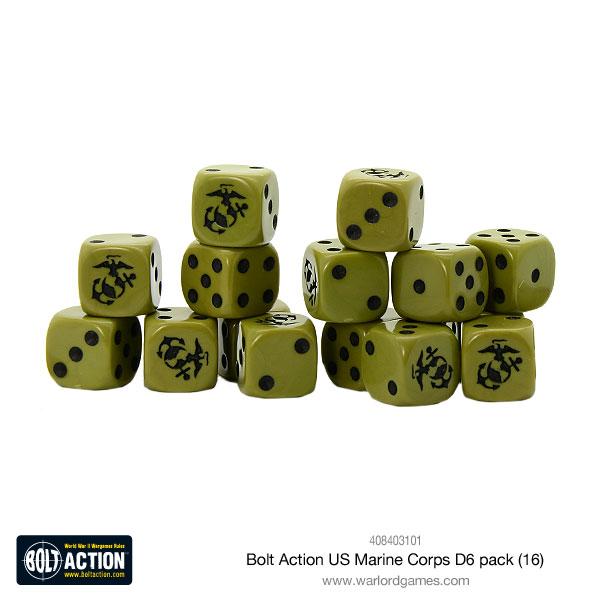 Bolt Action US Marine Corps Dice