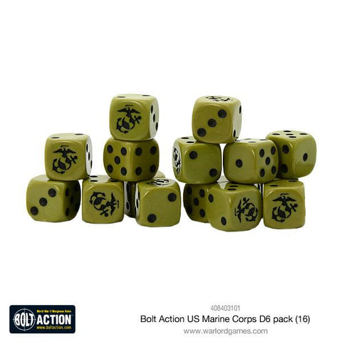 Bolt Action US Marine Corps Dice